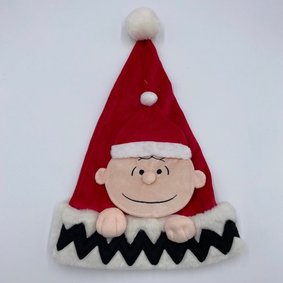 Peanuts Charlie Brown Christmas Santa Hat Cap Walgreens Exclusive Youth Size - Picture 1 of 8
